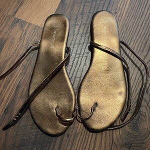 Gold Women's Sandals